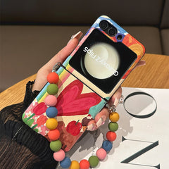 Oil Painting Heart Samsung Galaxy Z Flip Case