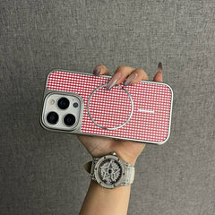 Dopamine Checkered MagSafe iPhone Case