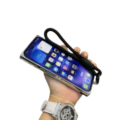 Square Electroplated Weave Pattern iPhone Case