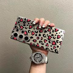 Leopard Transparent MagSafe Case for Samsung