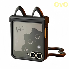 Cute Cat Ears Foldable Samsung Case