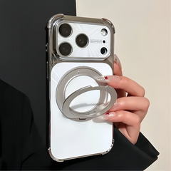 OVOCASE Shiny Laser 360° Rotating Magnetic Ring Stand Case