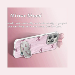 Purple Bow Half-Edge Stand iPhone Case