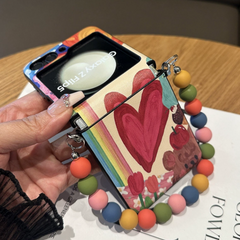 Oil Painting Heart Samsung Galaxy Z Flip Case