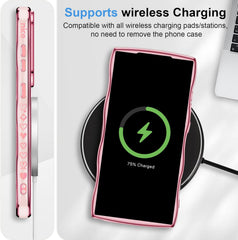 Samsung Electroplate Heart Magnetic Case