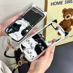 Cartoon Cat Samsung Flip Case