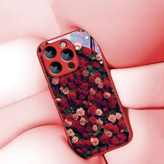 Full Screen Rose Bush iPhone Case